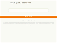 Tablet Screenshot of aboutadjustablebeds.com